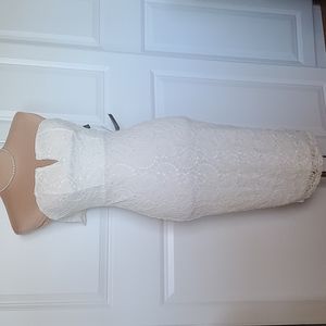 Strapless Lace Dress Size M